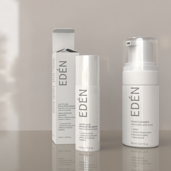 Edén Pieno rūgšties serumas, 30 ml. + Dovana prausiklis 150 ml.!