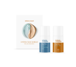 Hydra Sun Shield: Pre Sun & SPF30 2 × 15 ml | Juliette Armand