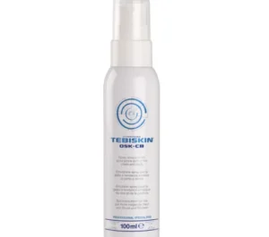 TEBISKIN® OSK-CB – speciali purškiama emulsija į aknę linkusiai krūtinės ir nugaros odai, 100 ml