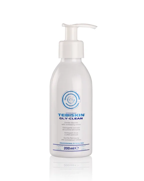 TEBISKIN® GLY-CLEAN – prausimosi gelis su švelniu šveičiamuoju poveikiu, 200 ml