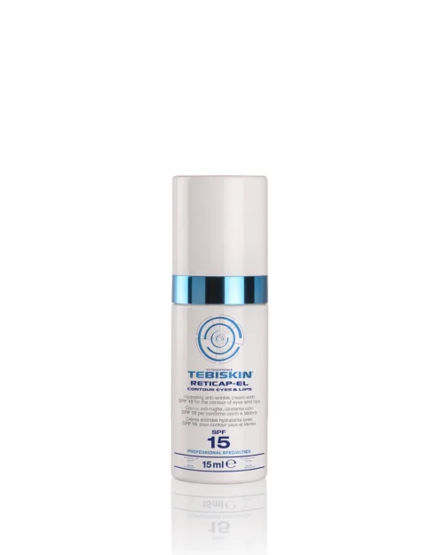 TEBISKIN® Reticap-EL SPF 15 – priešraukšlinis kremas akių ir lūpų kontūrui, 15 ml