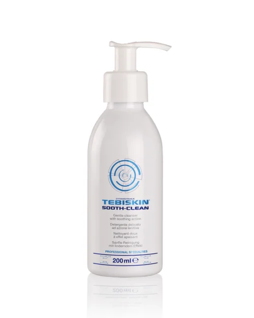 TEBISKIN® Sooth-Clean – prausimosi gelis jautriai ir sudirgusiai odai, 200 ml