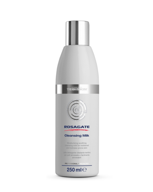 TEBISKIN® Rosagate Cleansing Milk – švelnus valomasis pienelis paraudusiai odai, 250 ml