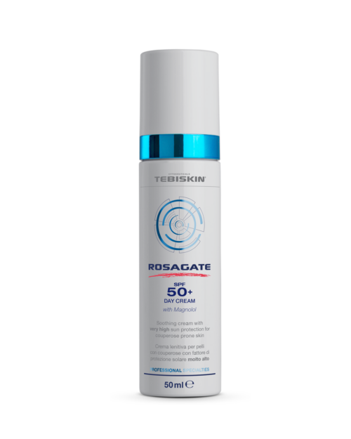 TEBISKIN® Rosagate SPF50+ Day Cream – kremas nuo saulės paraudusiai ir jautriai odai, 50 ml