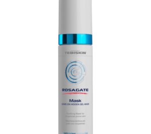 TEBISKIN® Rosagate Mask Leave-On – nenuplaunama raminanti veido kaukė paraudusiai odai, 50 ml